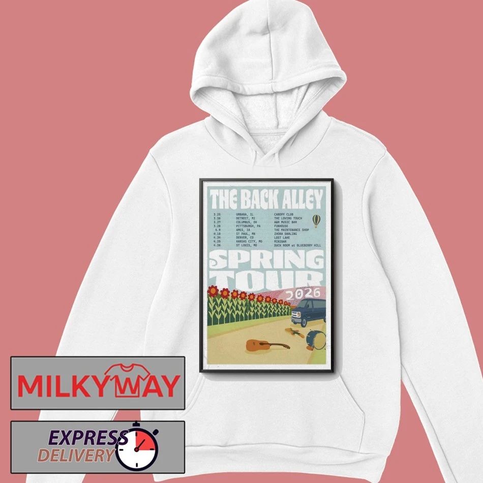 The Back Alley Spring Tour 2026 Poster shirt