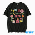 I Am Aunt Tifa Anti Trump Floral Vintage Tshirts Sweater