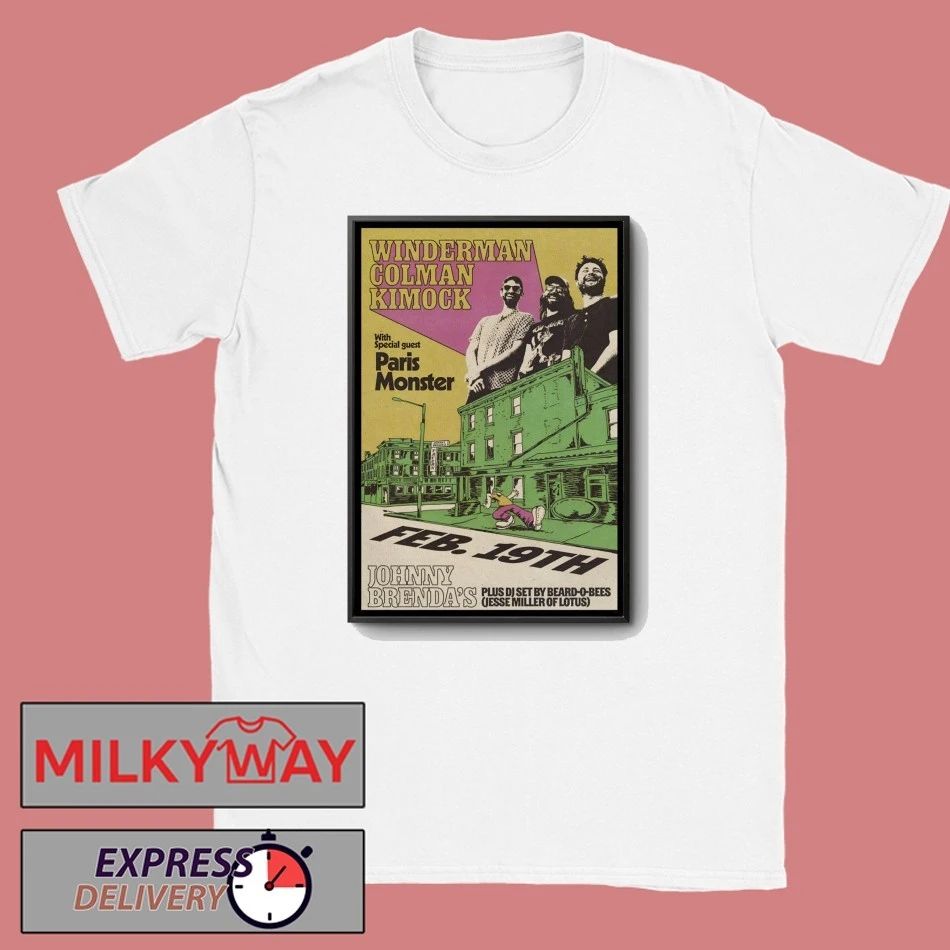 Winderman, Colman And Kimock Philadelphia PA February 19 2026 Poster shirt