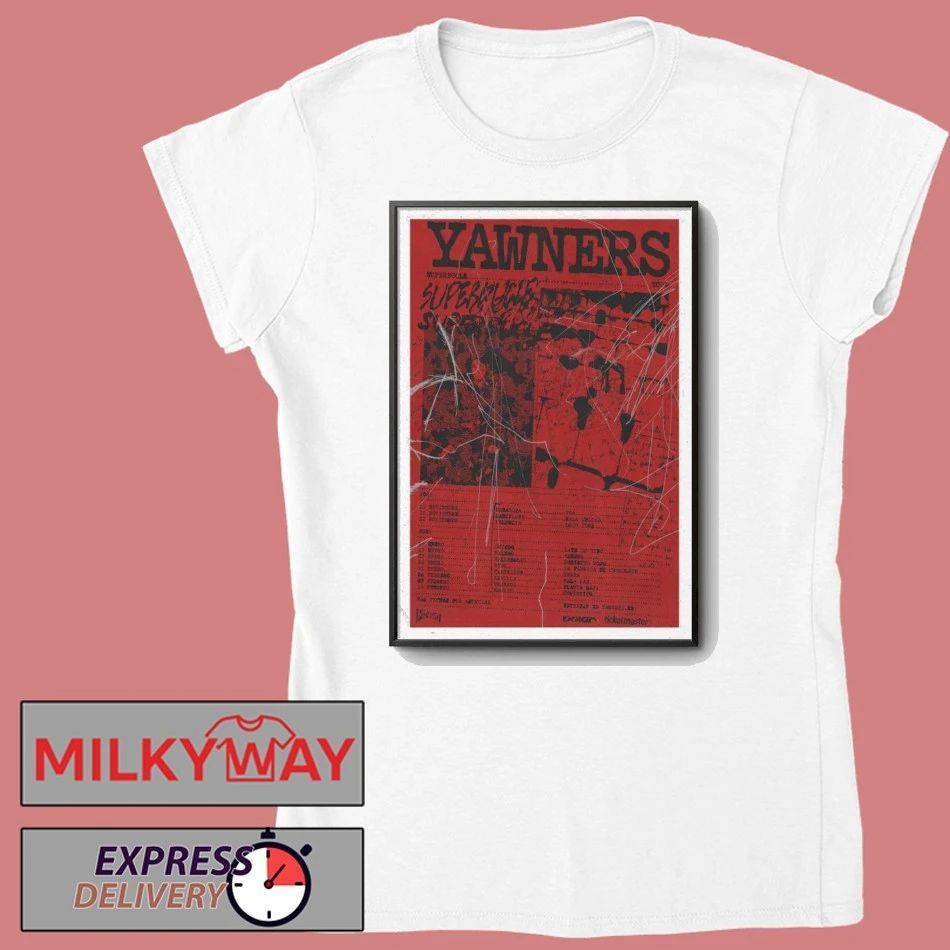 Yawners Tour Superbucle 2025-2026 Poster shirt