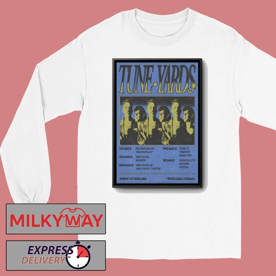 Tune Yards US 2026 Spring Shows Poster shirt