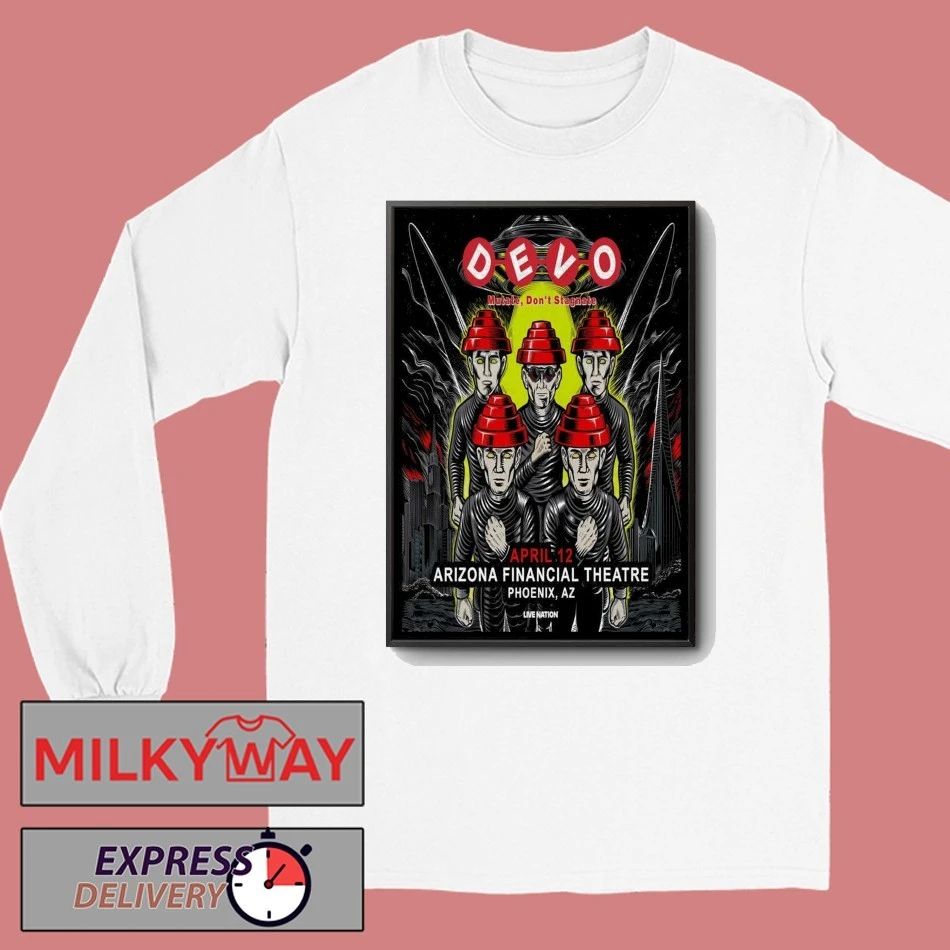 Devo Phoenix AZ Event Apr 12 2026 Poster shirt