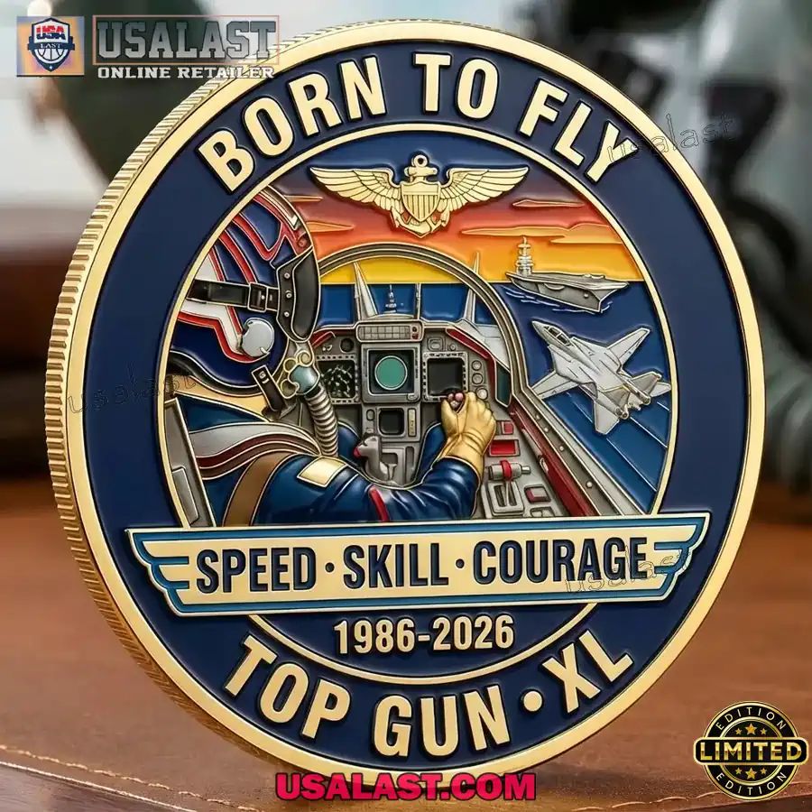 Gun 40th Anniversary 1986-2026 Commemorative Coin