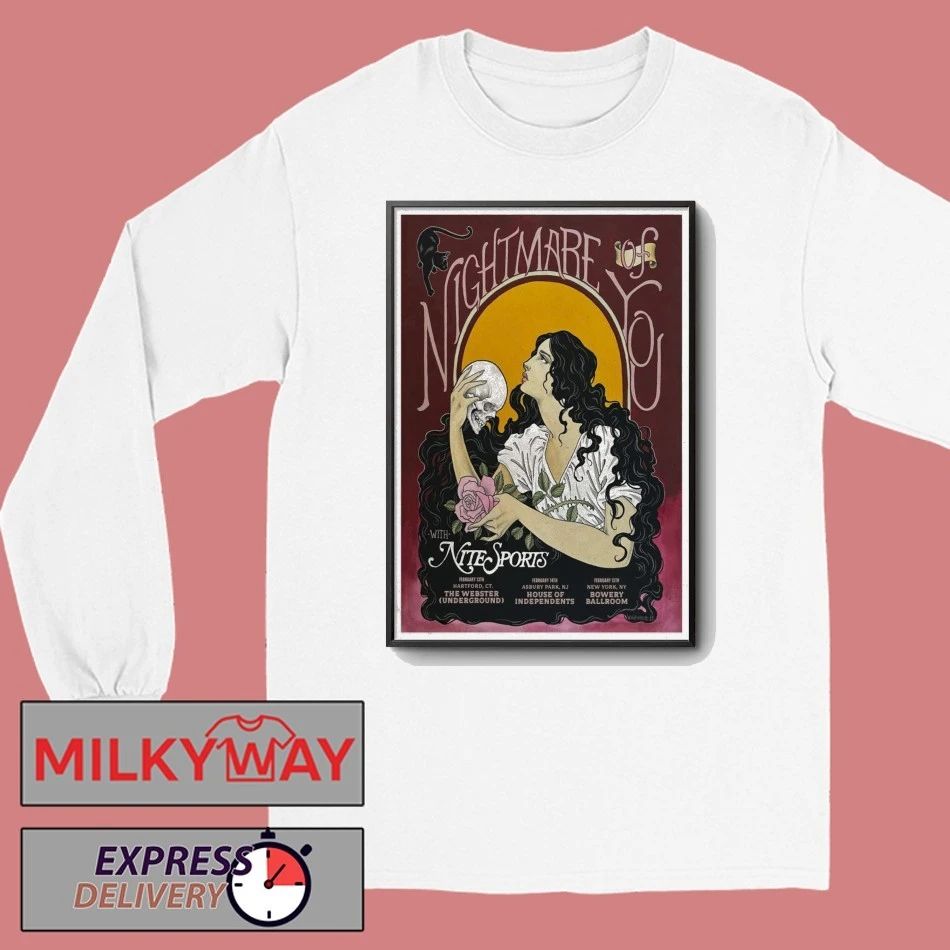 Nightmare Of You Asbury Park Feb 14 2026 Poster shirt