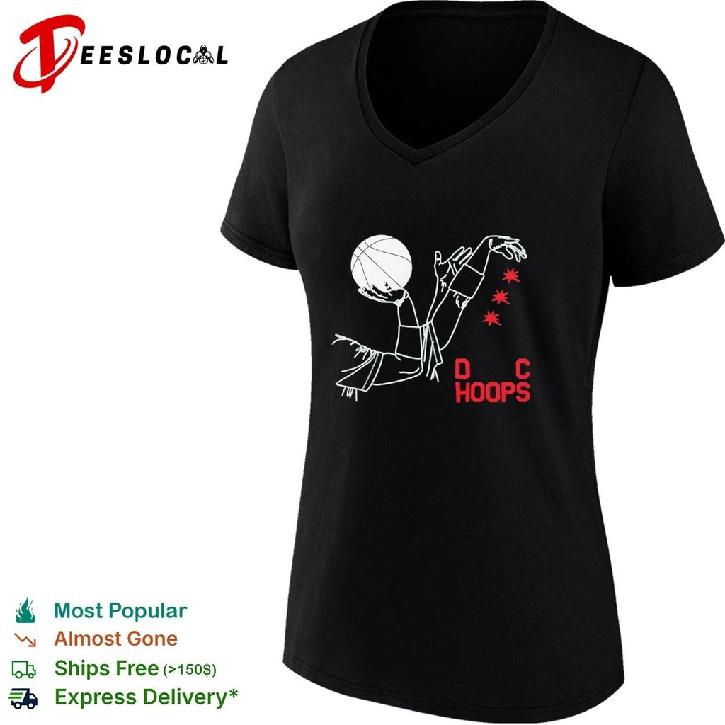 DC Hoops Fresh District Basketball Streetball T-shirt