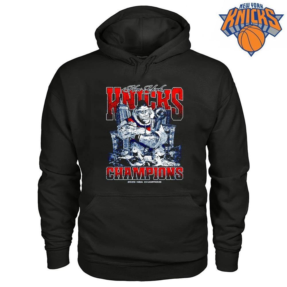 New York Knicks Champions King Kong Empire State Building Bootleg Rap Shirt