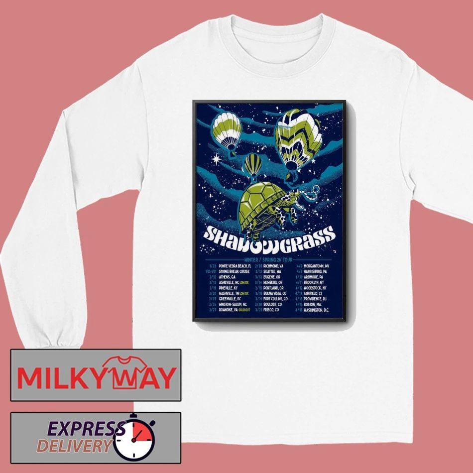 Shadowgrass Winter Spring Poster Tour 2026 shirt