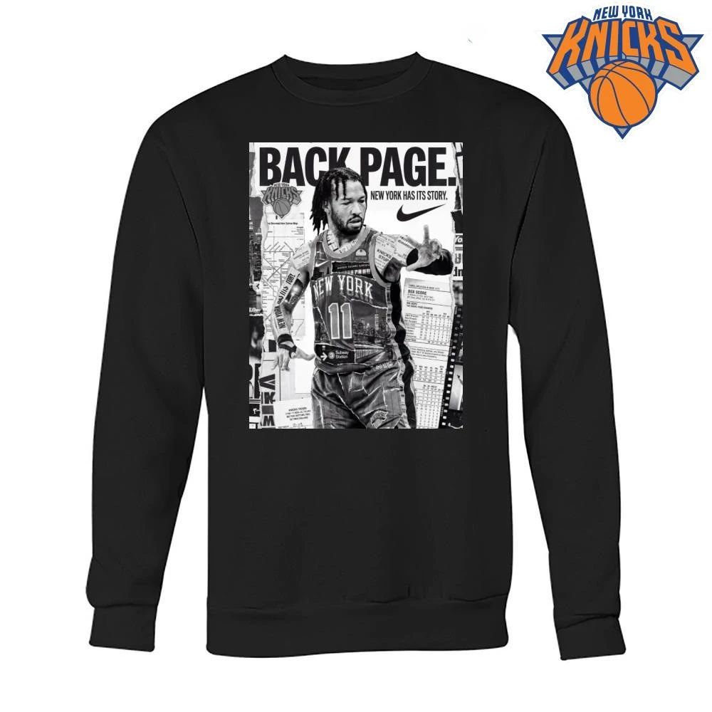 Jalen Brunson Back Page New York Knicks Newspaper Collage Newspaper Art NBA Finals 2026 Shirt