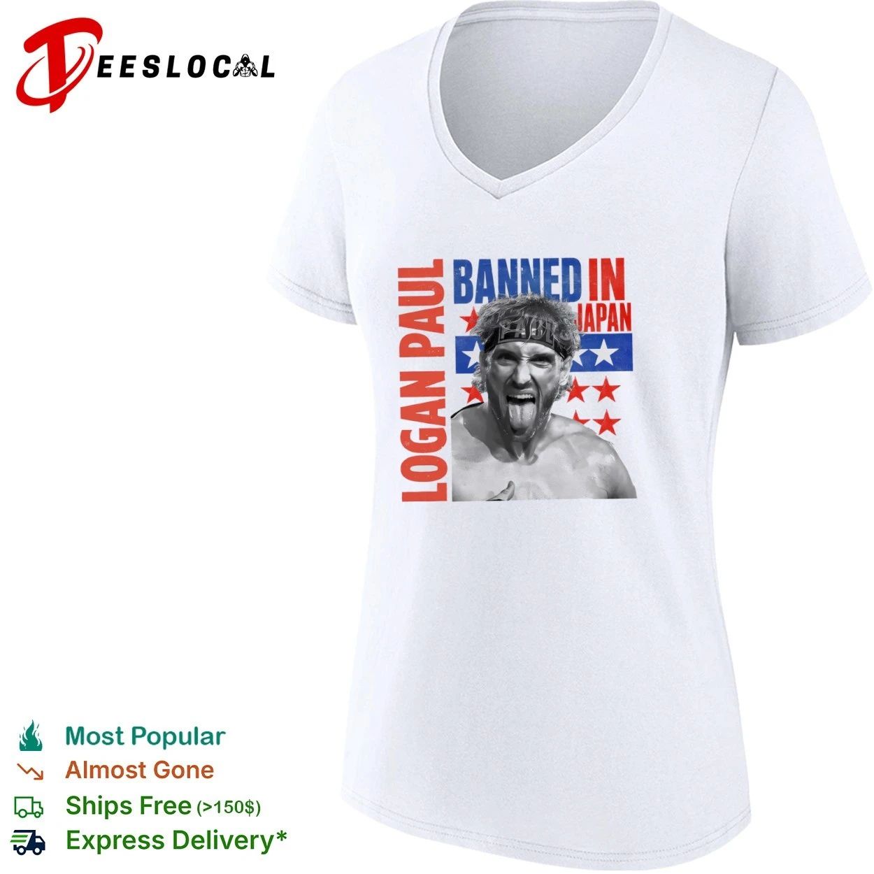 Logan Paul Banned in Japan T-shirt
