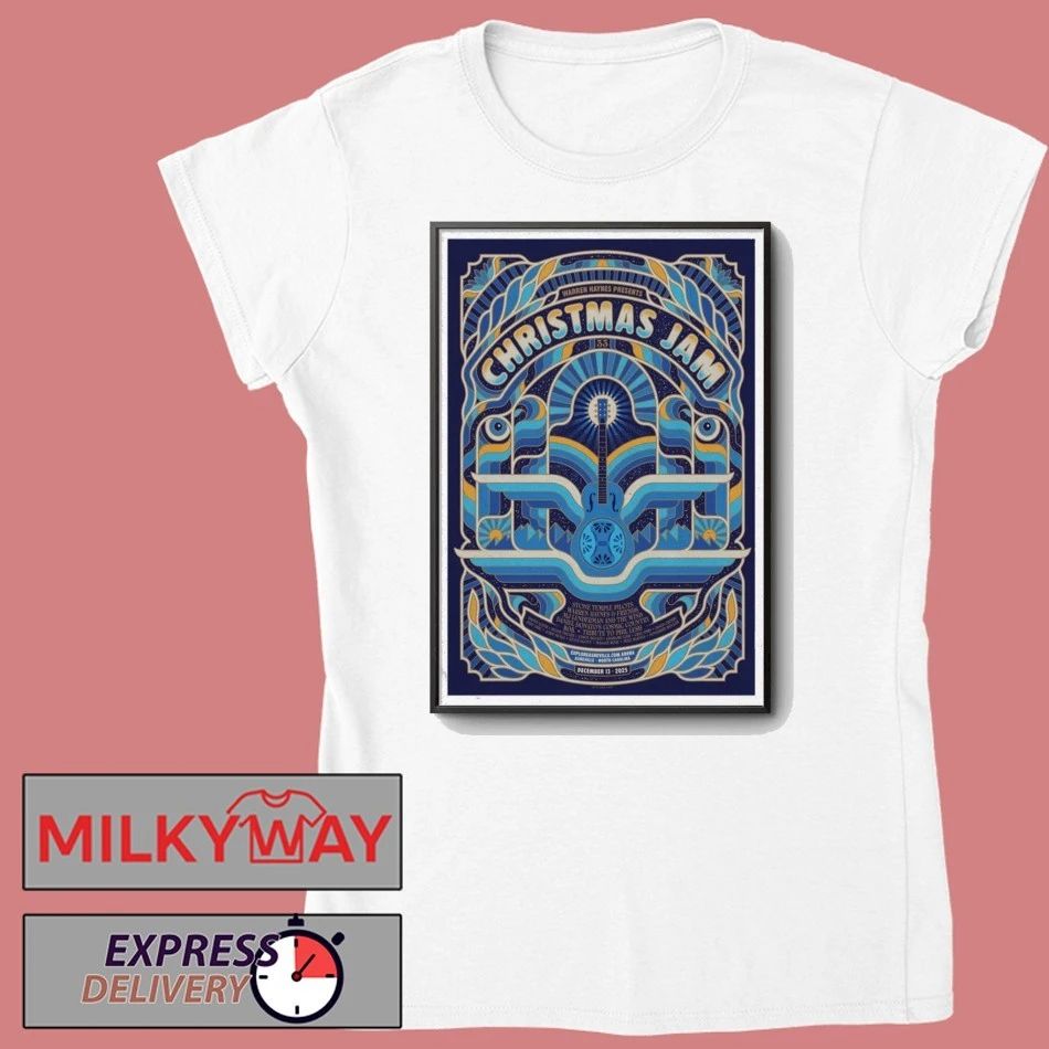 Christmas Jam Asheville 25 Gallen Dec 13 2025 Poster North Carolina shirt