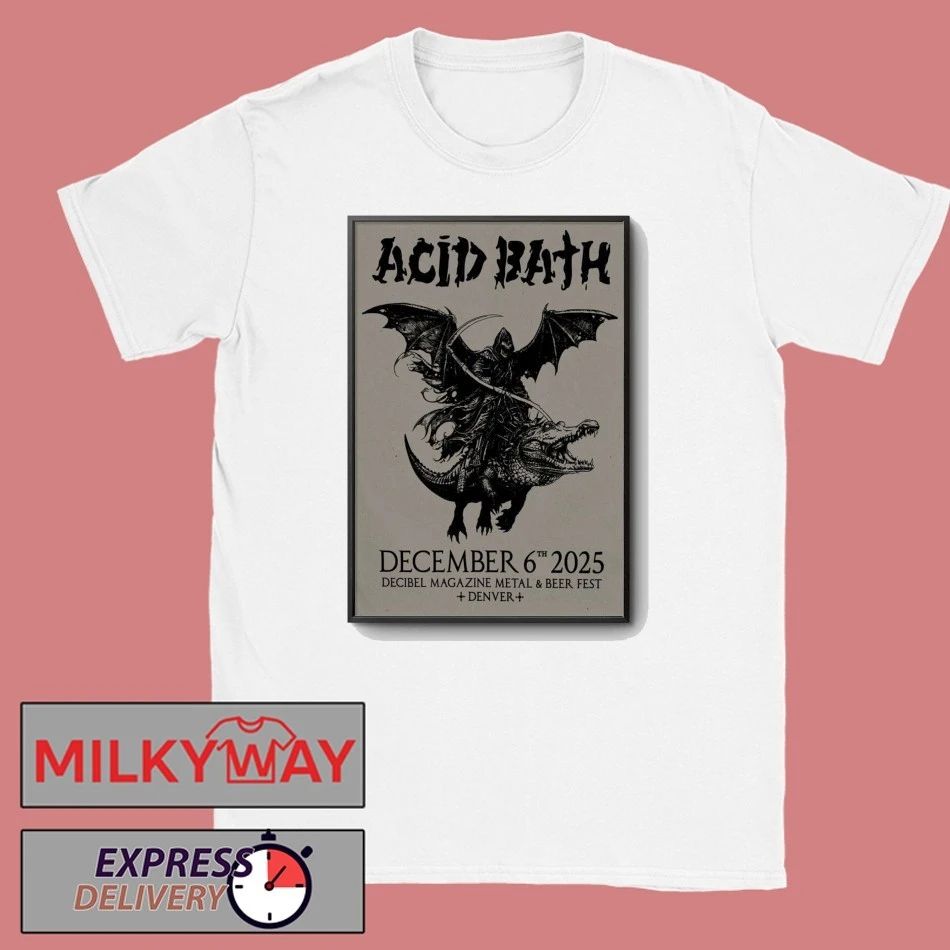 Poster Acid Bath Dec 6 2025 Denver shirt