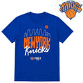 New York Knicks Skyline Typography Blue Premium NBA Finals 2026 Shirt