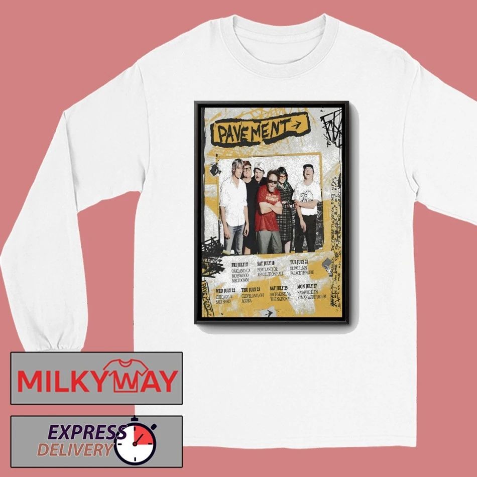 Pavement US 2026 Tour Summer Poster shirt