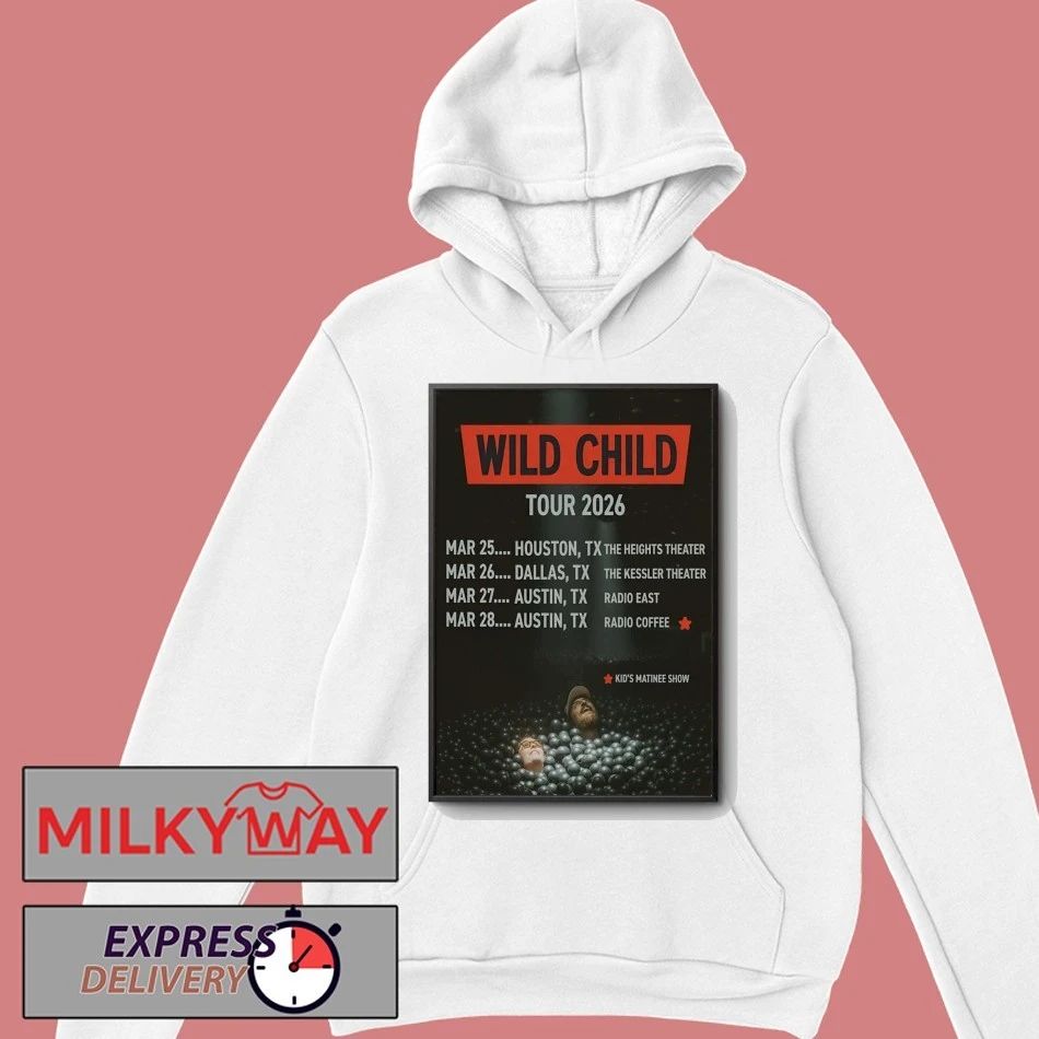 Wild Child Tour 26 Poster shirt
