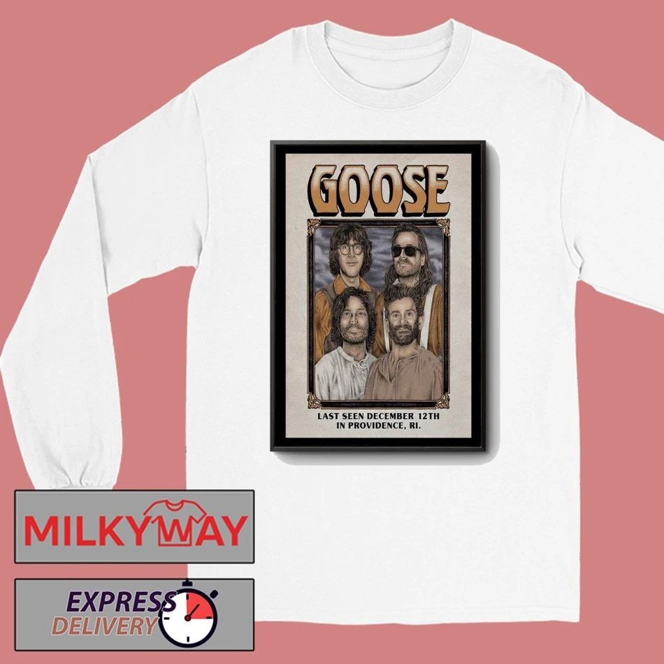 Goose Poster Providence, RI Dec 12, 2025 shirt