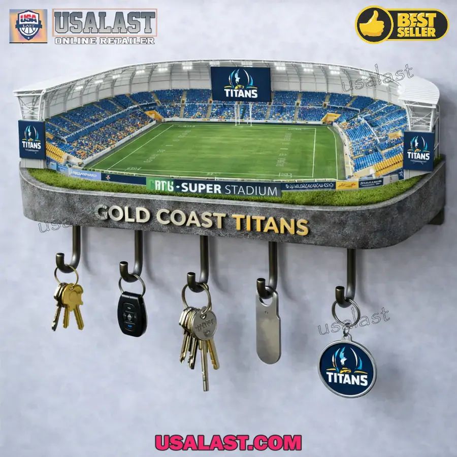 Gold Coast Titans Stadium Wall Key Hanger