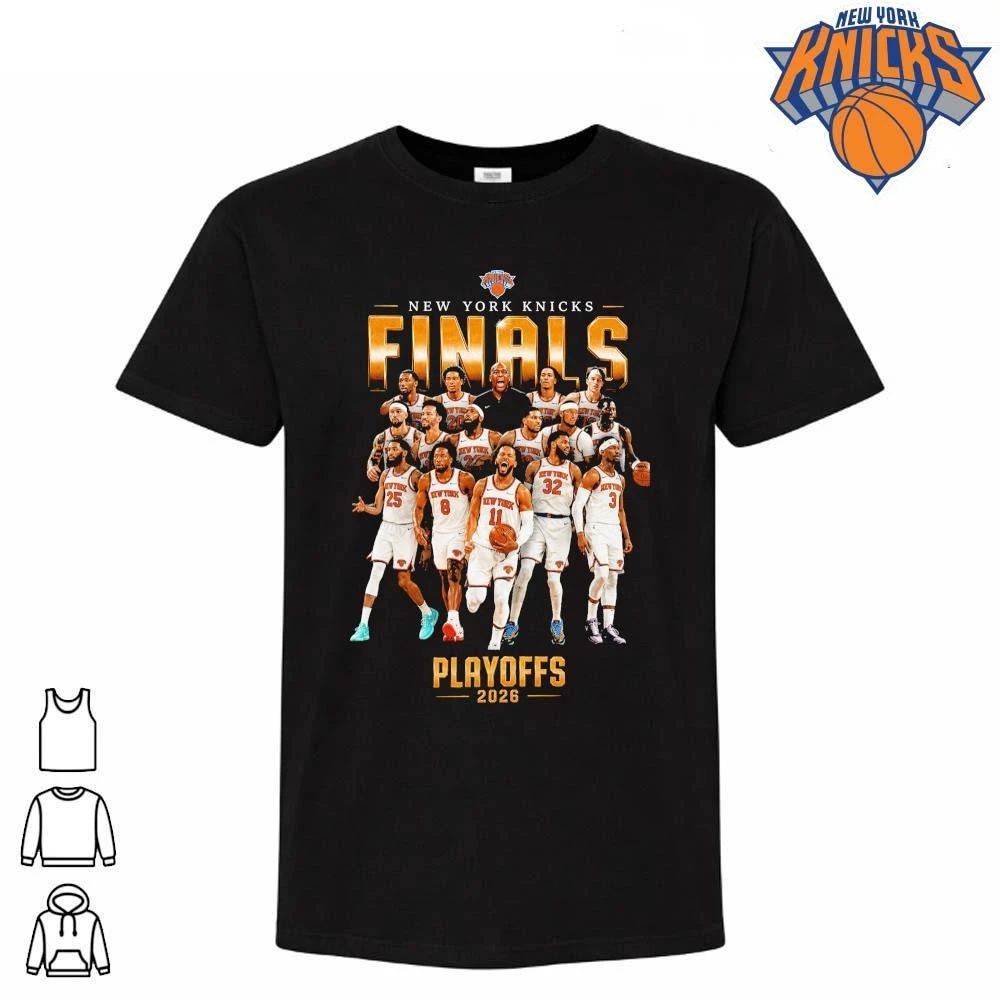 New York Knicks Finals Playoffs 2026 Team Roster Jalen Brunson Karl Anthony Towns Basketball NBA Finals 2026 shirt