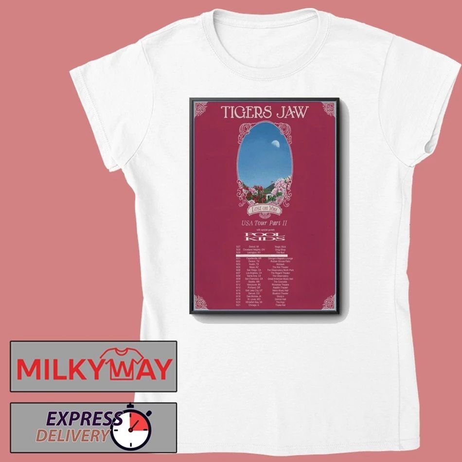 Tigers Jaw With Pool Kids USA Tour 2026 Poster shirt