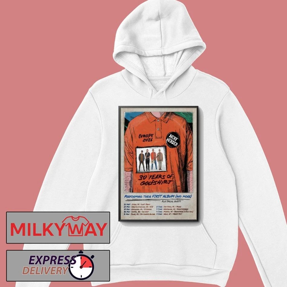 Nerf Herder Europe 2026 Shows Poster shirt