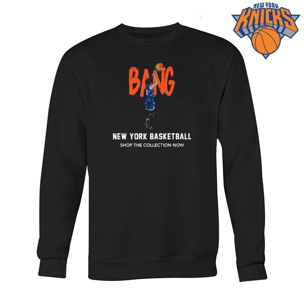 Jalen Brunson Bang New York Knicks Basketball Fire Flame Shirt