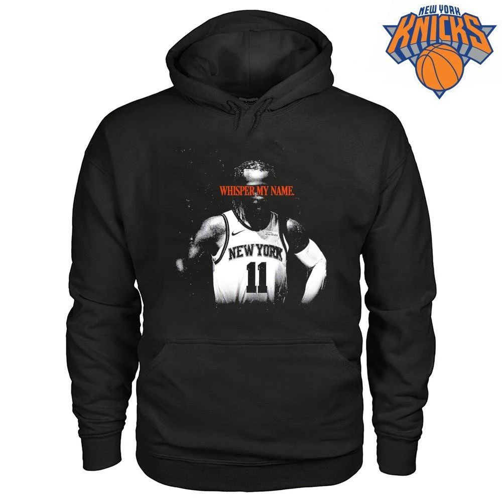 Original New York Knicks Jalen Brunson Whisper My Name Black and White Vintage Graphic NBA Finals 2026 Shirt