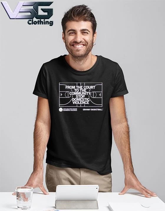 Granny Basketball From The Court T-Shirt