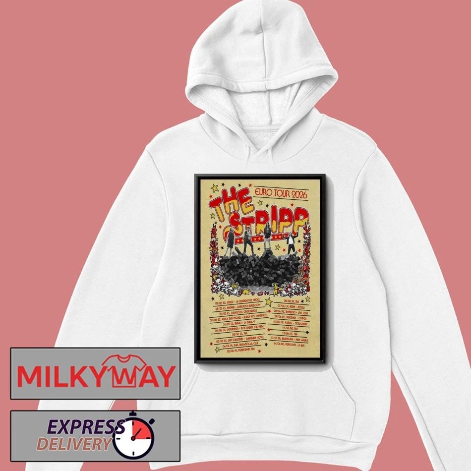 THE STRIPP Euro Tour 2026 Poster shirt