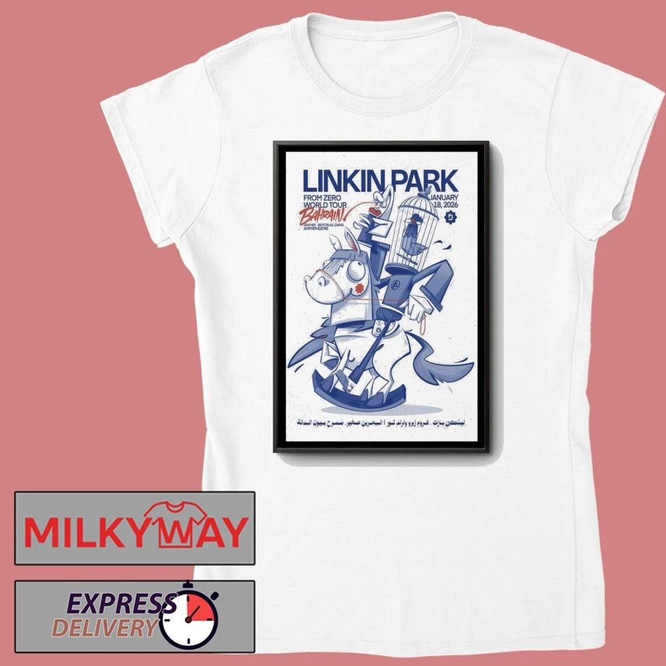 Linkin Park Tour in Sakhir, Bahrain 2026.01.18 Poster shirt