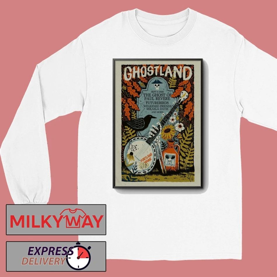 Poster Ghost Of Paul Revere At Thompson’s Point In Portland, ME On Sep 6, 2026 shirt