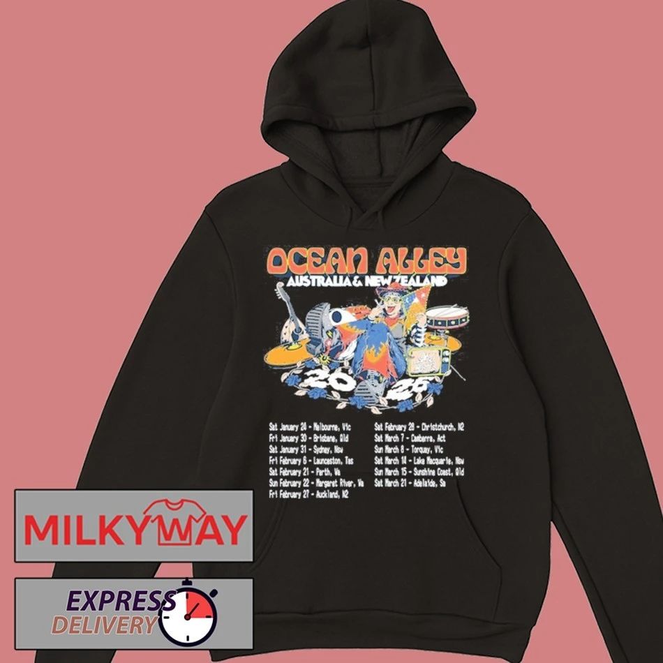 Ocean Alley Tee Tour Jan + Feb + Mar 2026 shirt