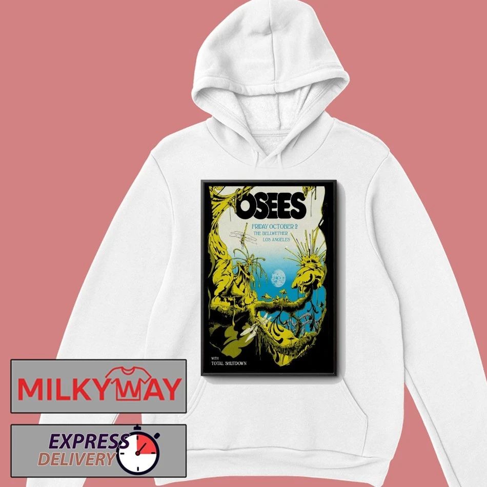 Osees Los Angeles CA Event Oct 2 2026 Poster shirt