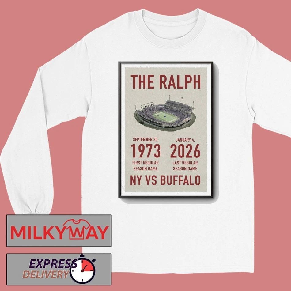 The Ralph Jan 4 2026 Season Game Poster Ny Vs Buffalo shirt