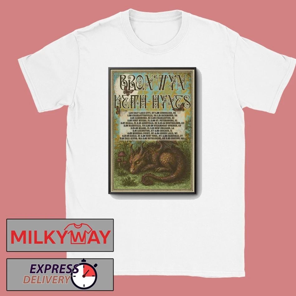 Poster Bronwyn Apr And May 2026 Tour shirt