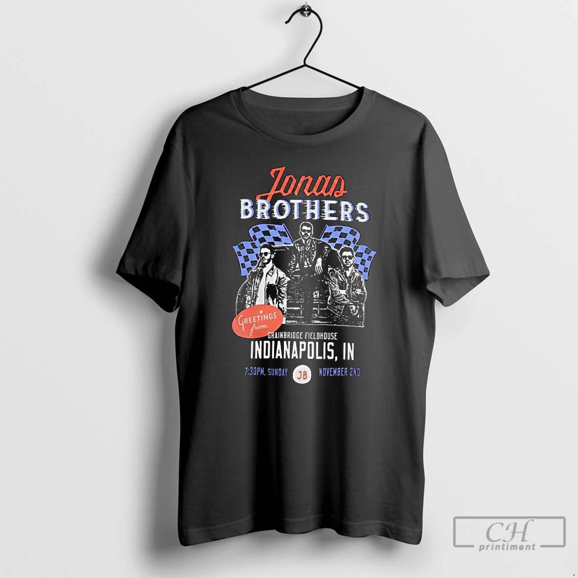 Premium Jonas Brothers Gainbridge Fieldhouse Indianapolis In Nov 02 2025 Long Sleve T Shirts