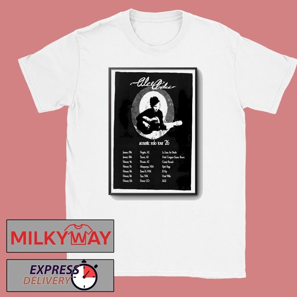 Alec André Ruvalcaba Acoustic Solo Tour 26 Poster shirt