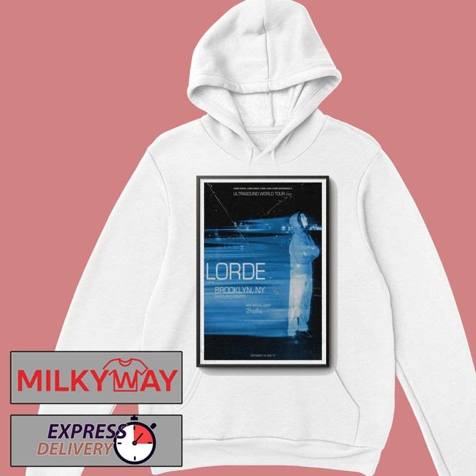 LORDE Poster Dec 16 and 17 2025 Brooklyn shirt
