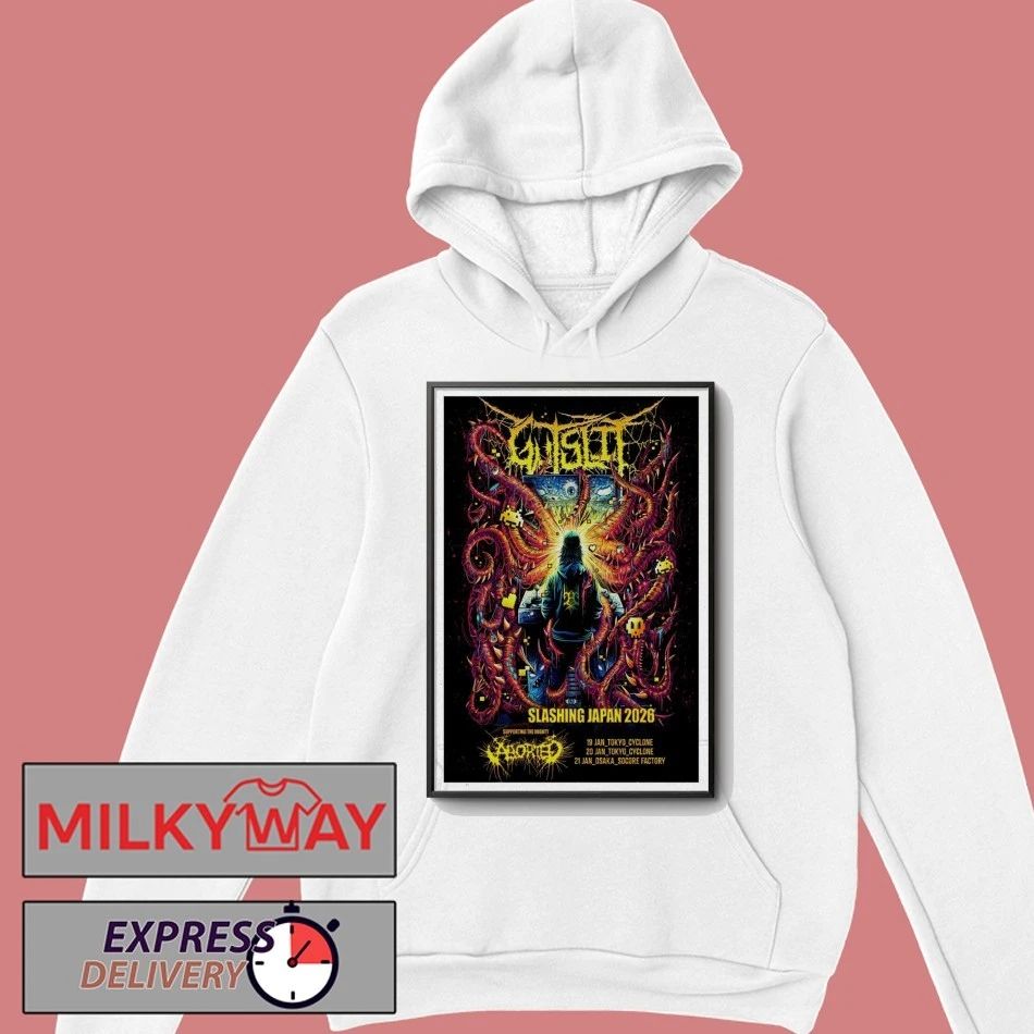 Gutslit Slashing Japan Tour 2026 Poster shirt