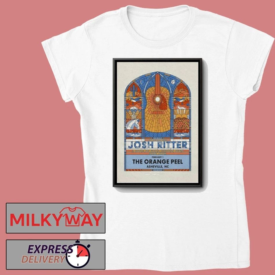 Josh Ritter Feb 1 2026 The Orange Peel In Asheville NC Poster shirt