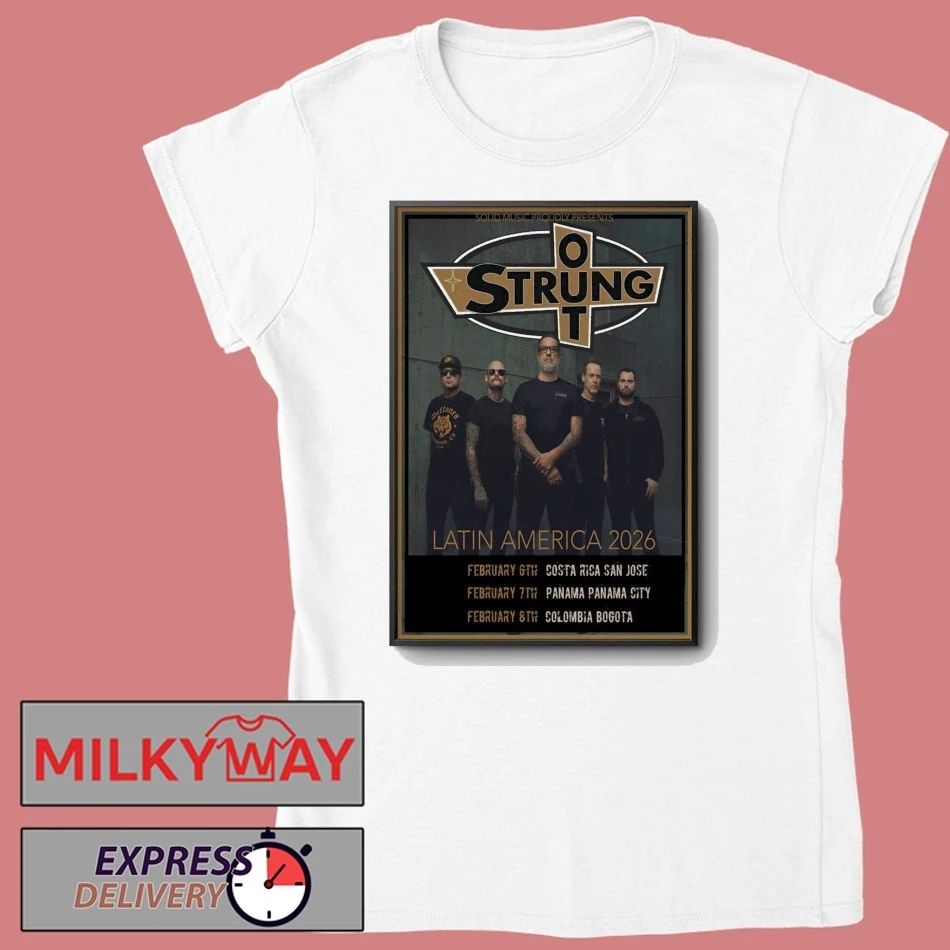 Strung Out Latin America 2026 Shows Poster shirt