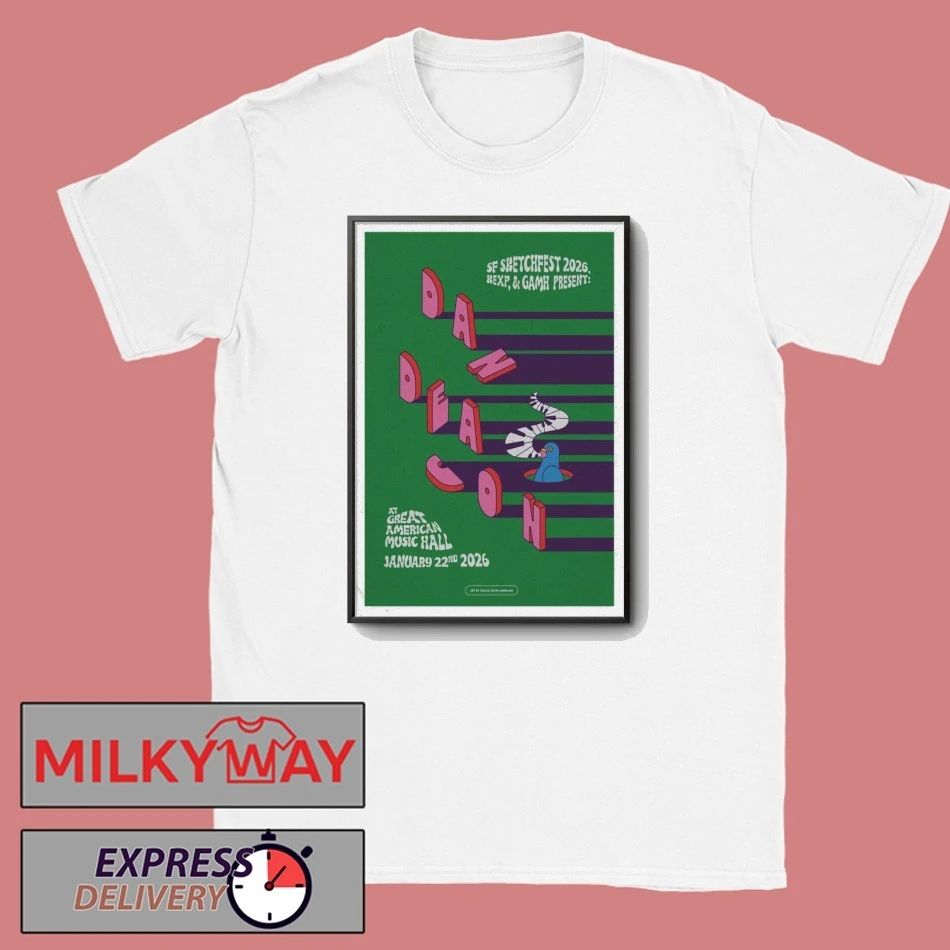 Dan Deacon Jan 22 2026 Poster Great American Music Hall shirt