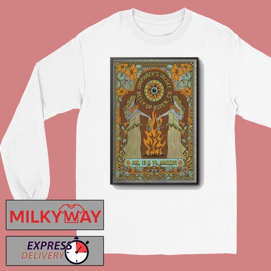 Umphrey’s McGee Poster Jan 13 and 14 2026 Aspen, CO shirt