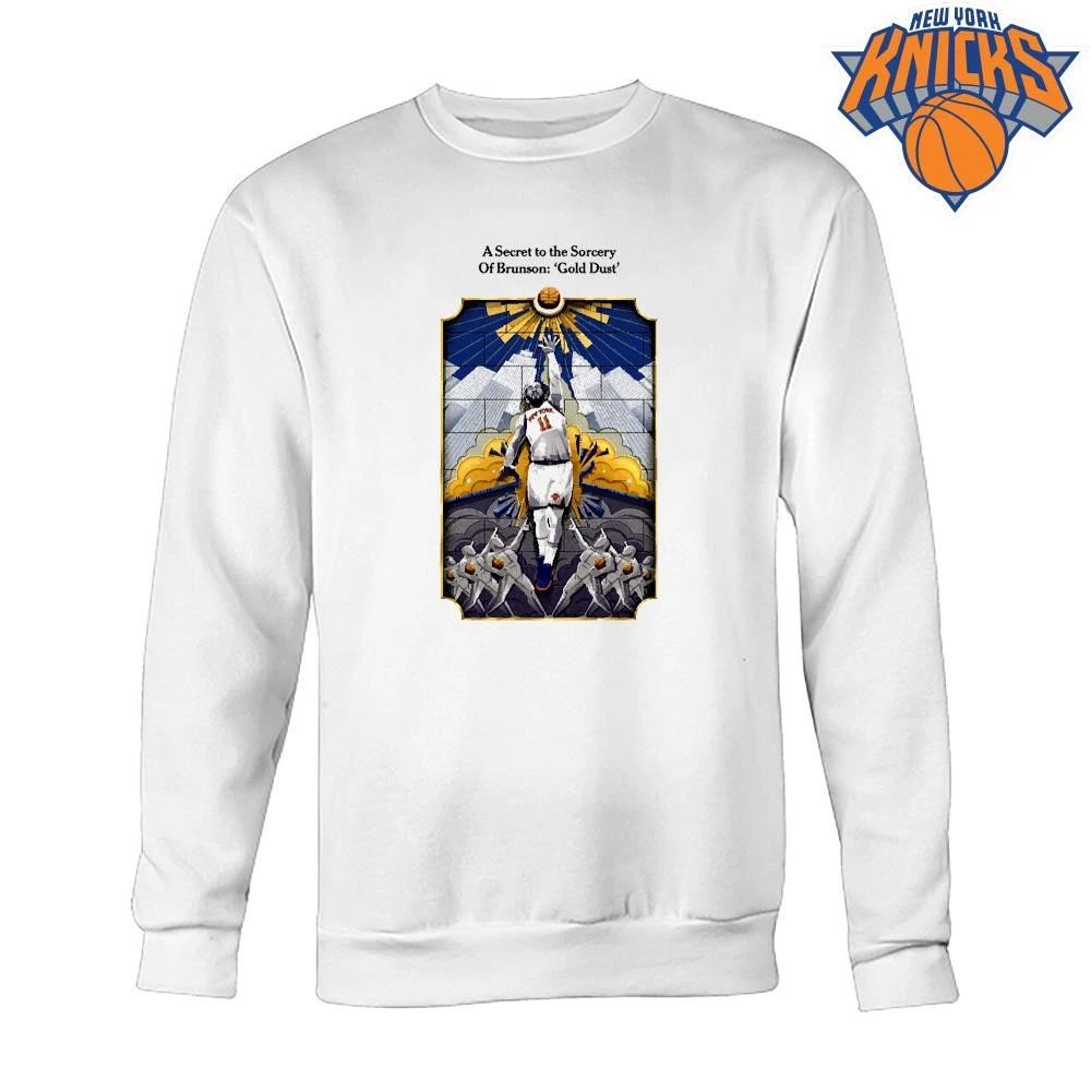 New York Knicks Champions NBA 2026 Jalen Brunson Gold Dust Sorcery Shirt