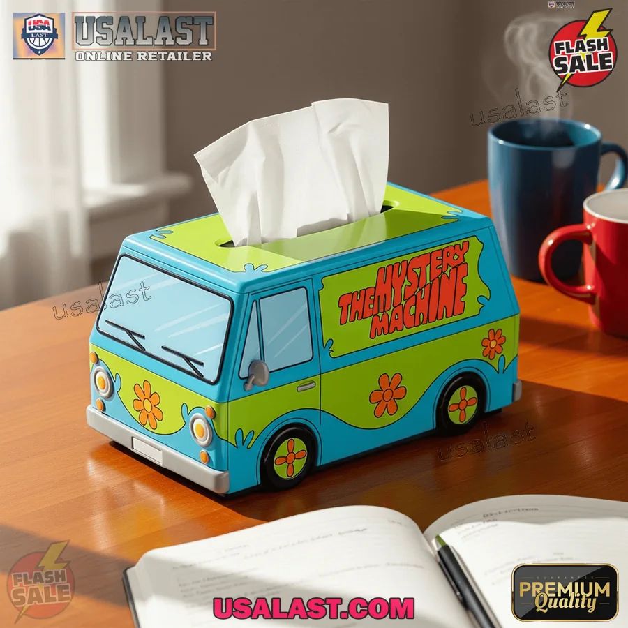 Scooby Doo The Mystery Machine Custom Tissue Box