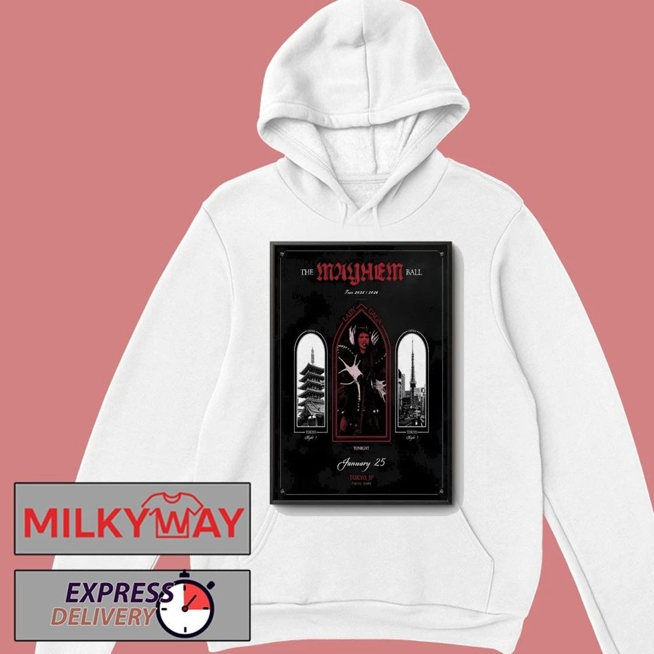 Lady Gaga 25 1 2026 Tokyo JP Poster shirt