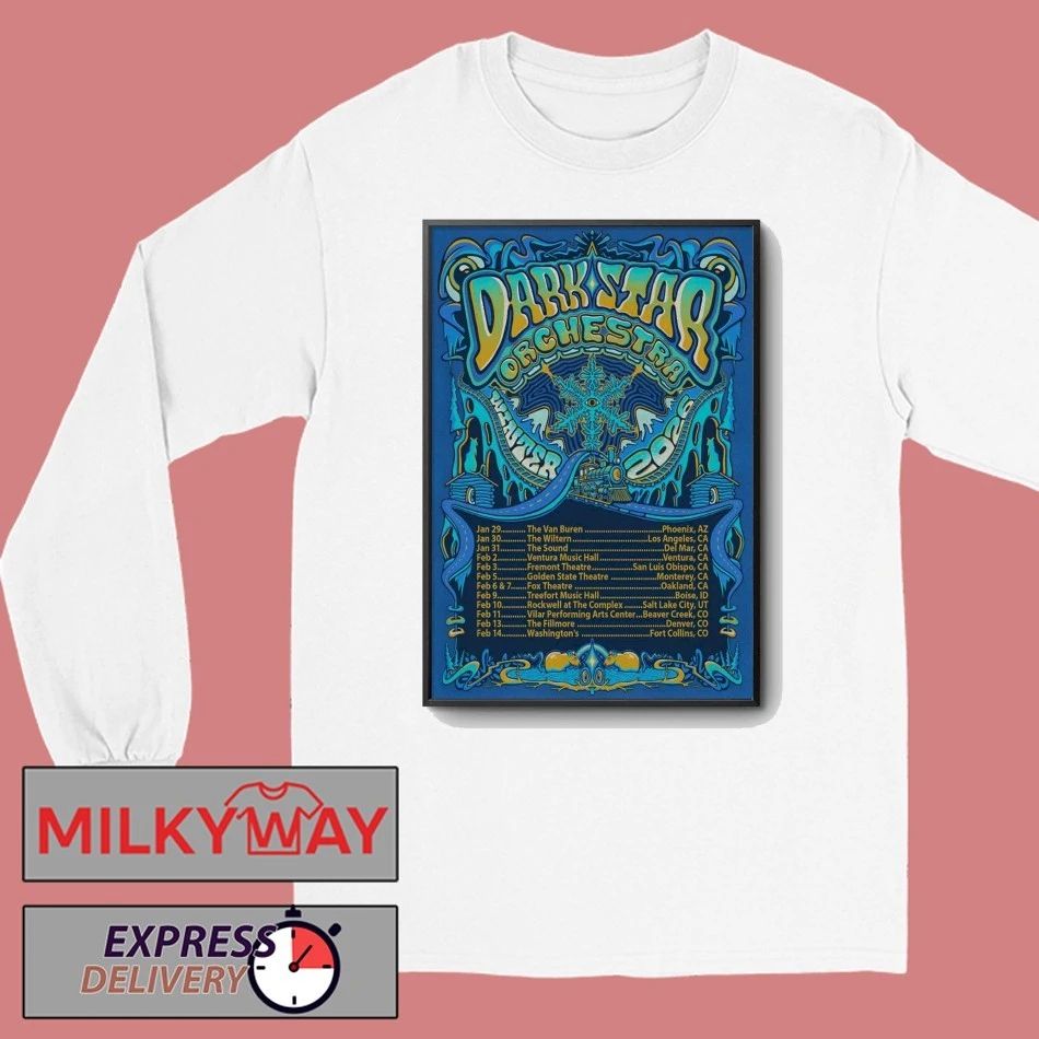 Dark Star Orchestra Winter 2026 Shows Poster shirt