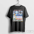 Premium 2025 World Series Back 2 Back Champions Los Angeles Dodgers T Shirts