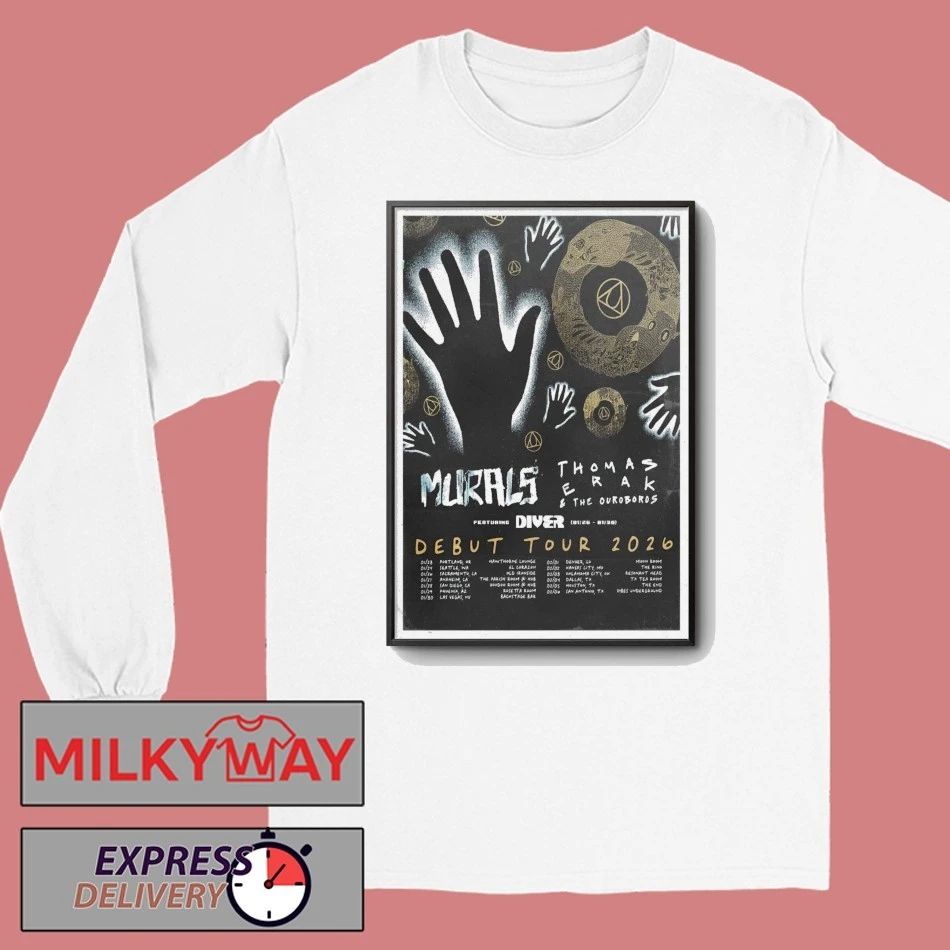 Murals Debut 2026 Shows Poster shirt