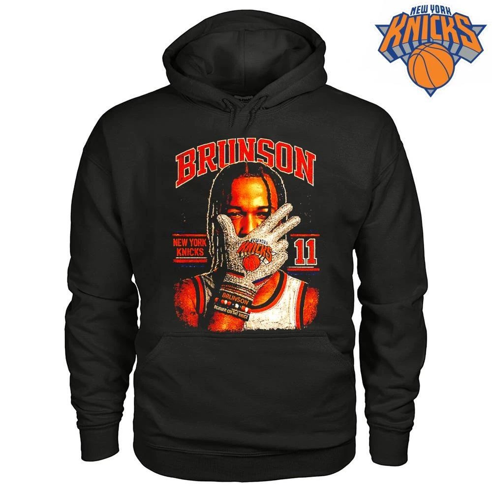 Jalen Brunson Three Point Celebration New York Knicks Vintage Graphic Number 11 NBA Finals 2026 Shirt