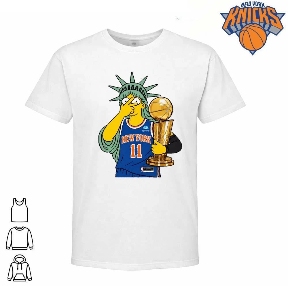 New York Knicks Champions NBA 2026 Lisa Simpson Statue of Liberty Shirt