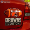 Cleveland Browns Building Block Car Name Badge